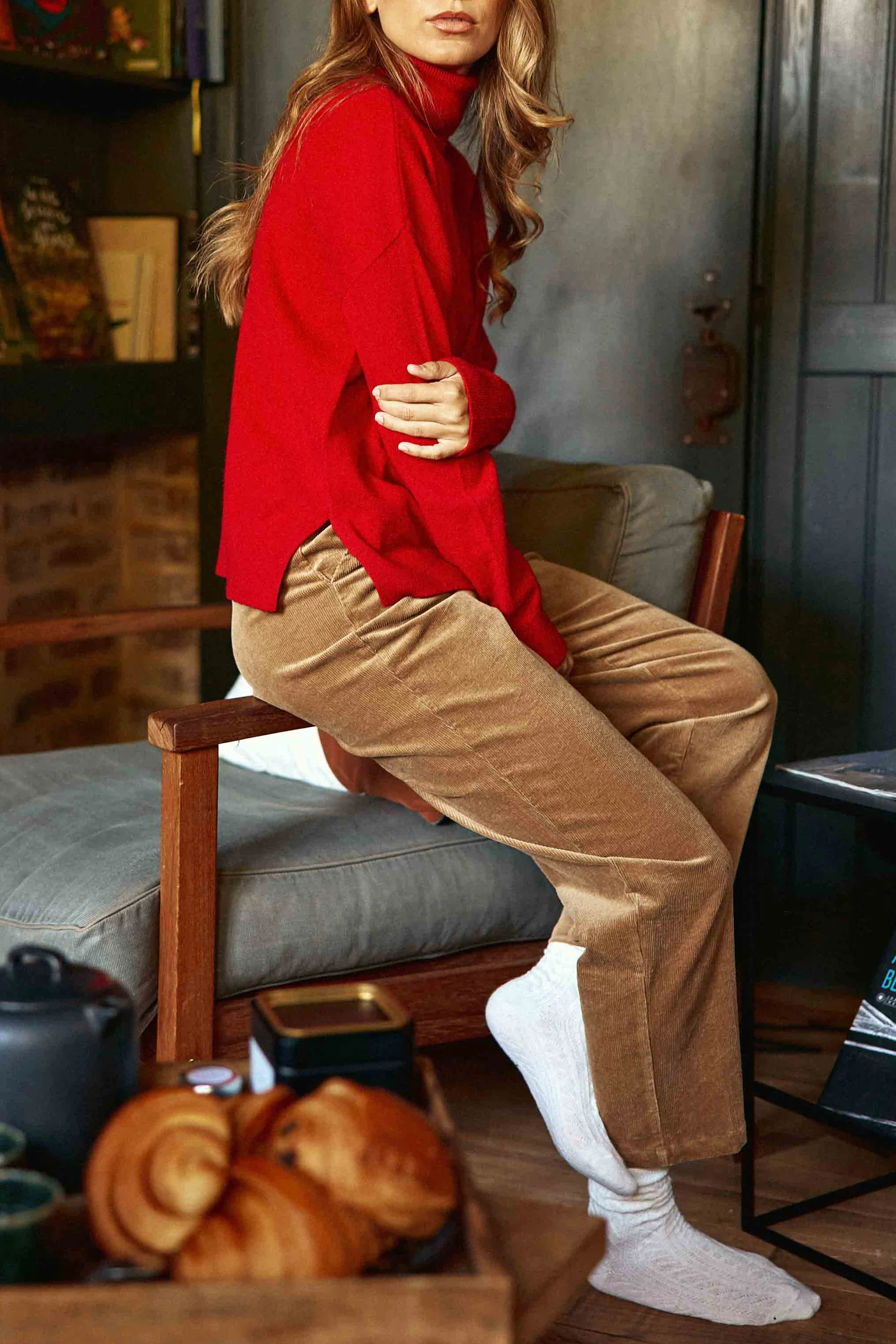 Marlen - Pull col roulé cachemire - Image 3