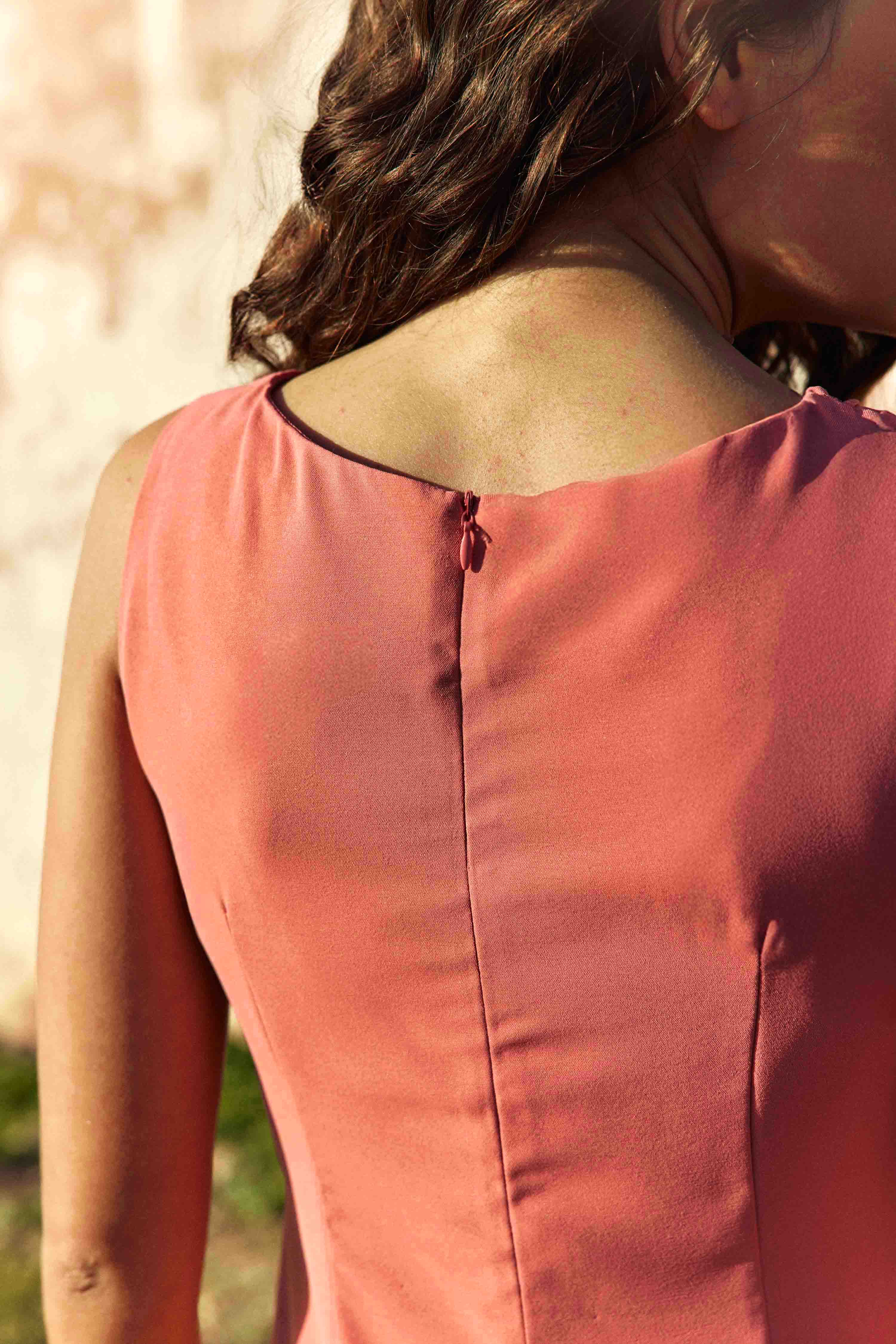 Rosa - Robe midi asymétrique - Image 6