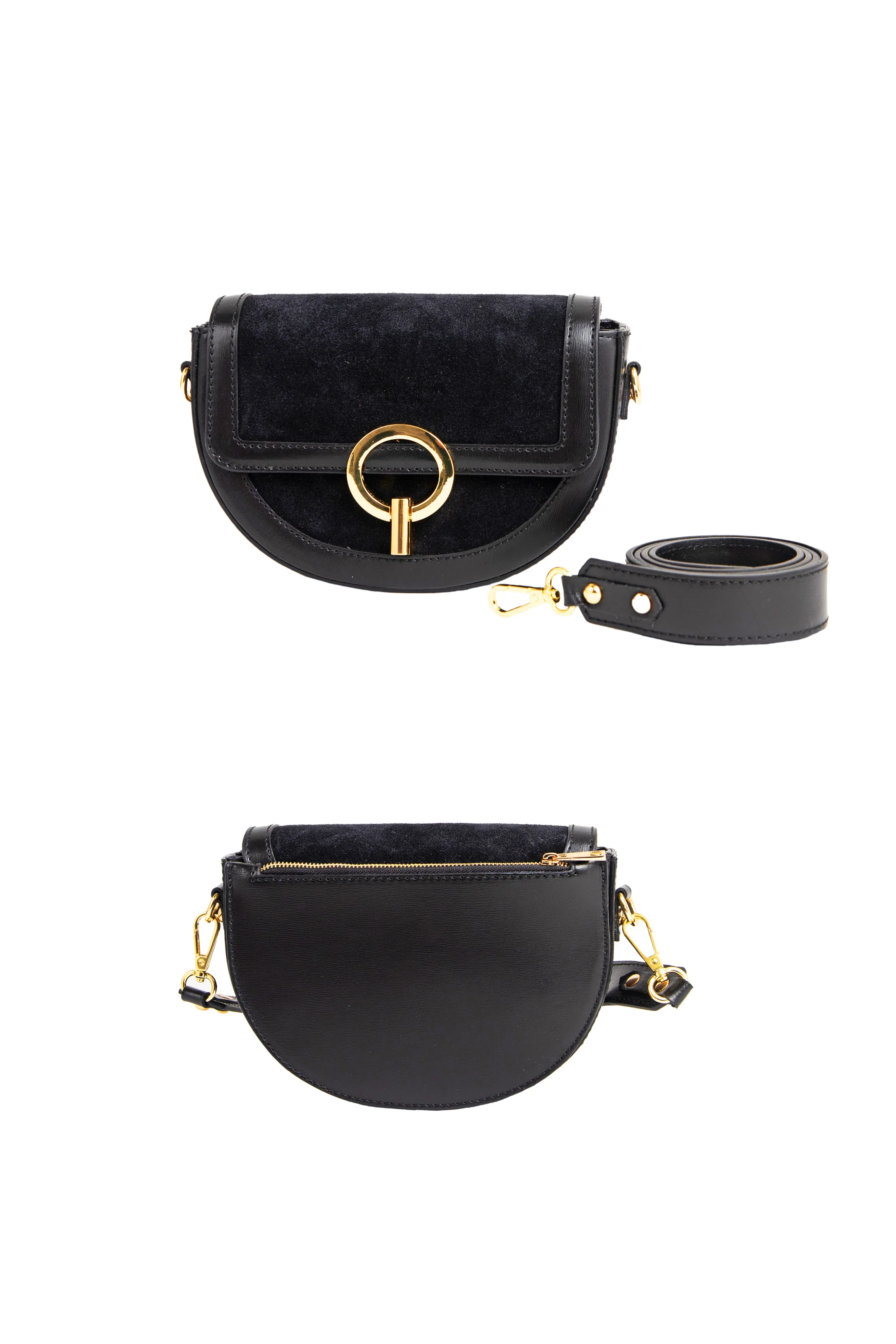 Jim - Sac en cuir bimatière - Image 3