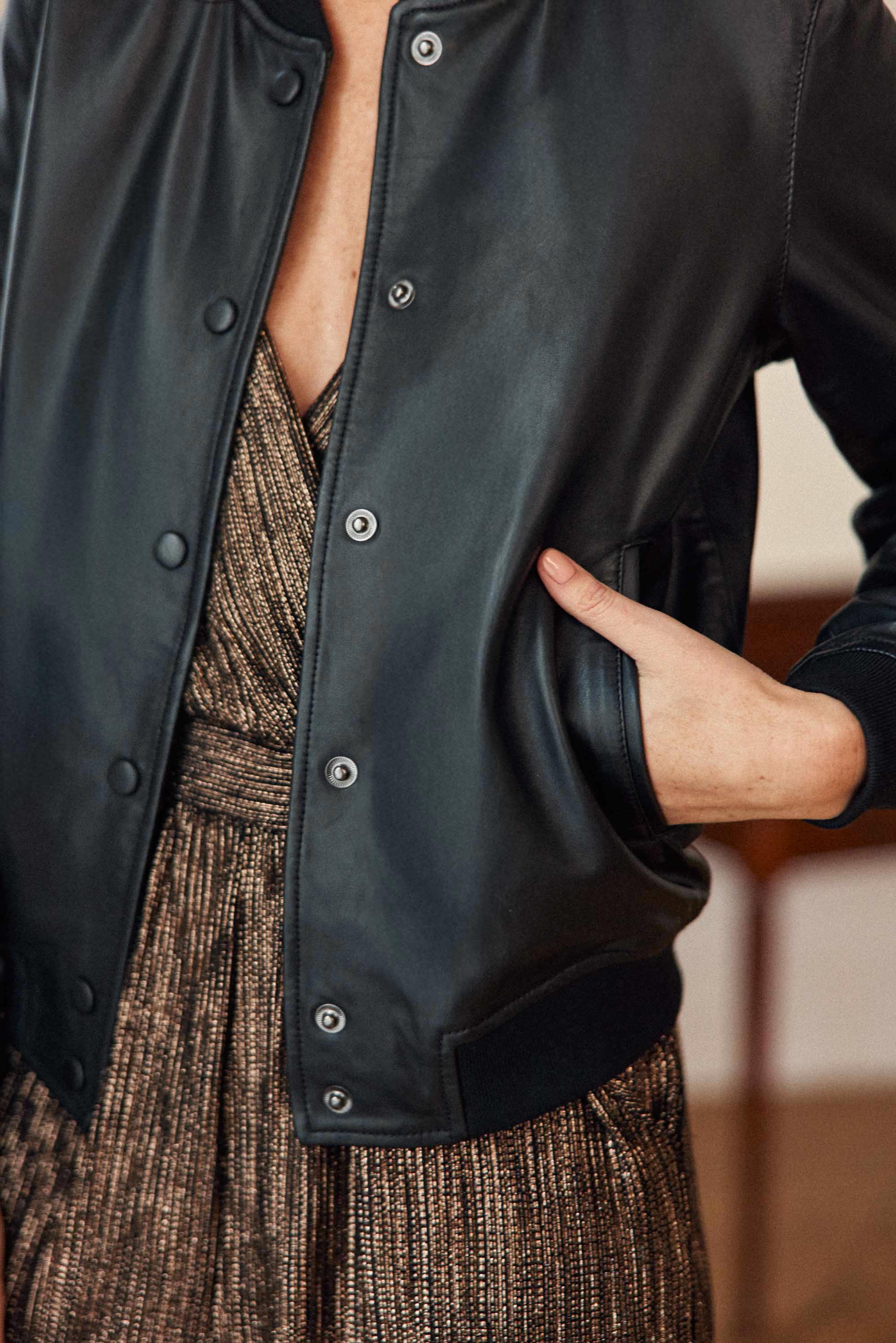 Volene - Veste en cuir - Image 3